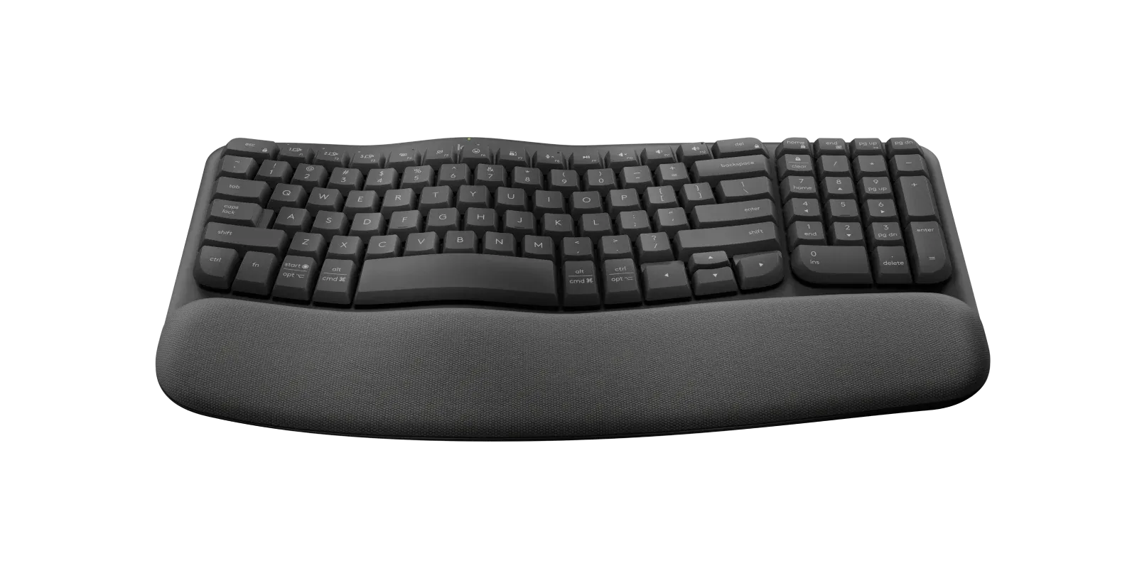 TECLADO ERGONÓMICO LOGITECH WAVE KEYS NEGRO
